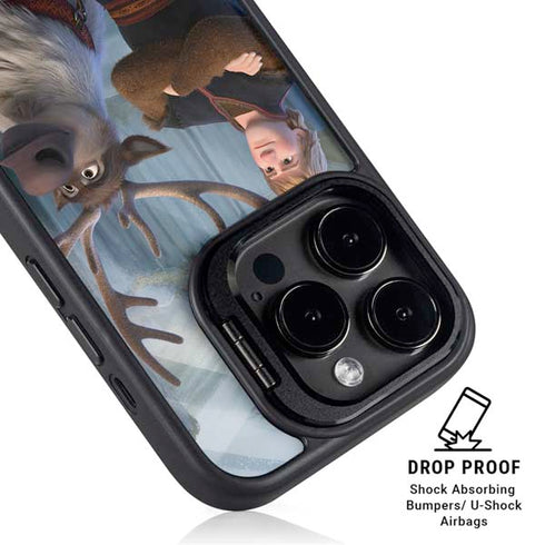 Disney Frozen II Kristoff and Sven iPhone 14 Pro Kickstand Case